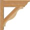 Ekena Millwork Funston Rough Sawn Traditional Outlooker, Western Red Cedar, 6"W x 18"D x 18"H OUT06X18X18FST01RWR - alternate 4